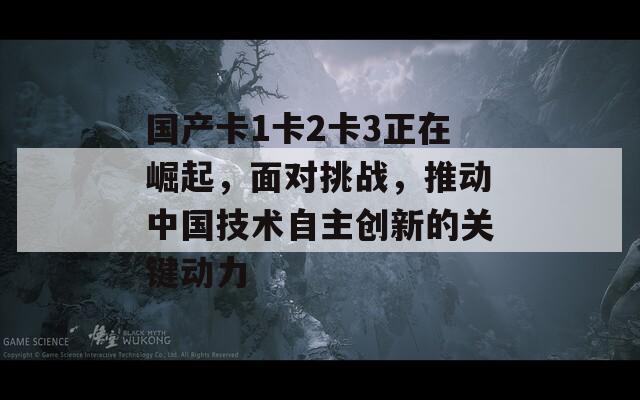 国产卡1卡2卡3正在崛起，面对挑战，推动中国技术自主创新的关键动力