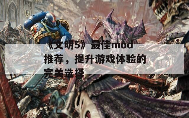 《文明5》最佳mod推荐，提升游戏体验的完美选择