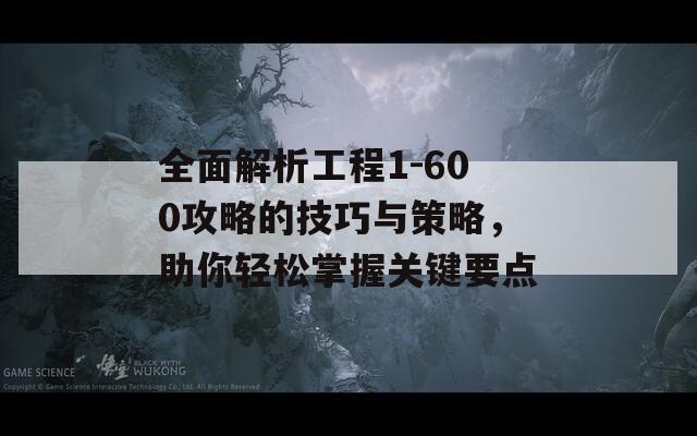 全面解析工程1-600攻略的技巧与策略，助你轻松掌握关键要点